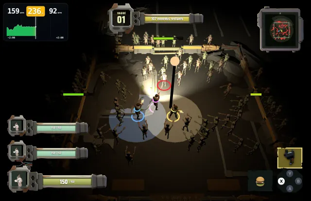 Zombie Shooter gameplay, screenshot 1 of 4